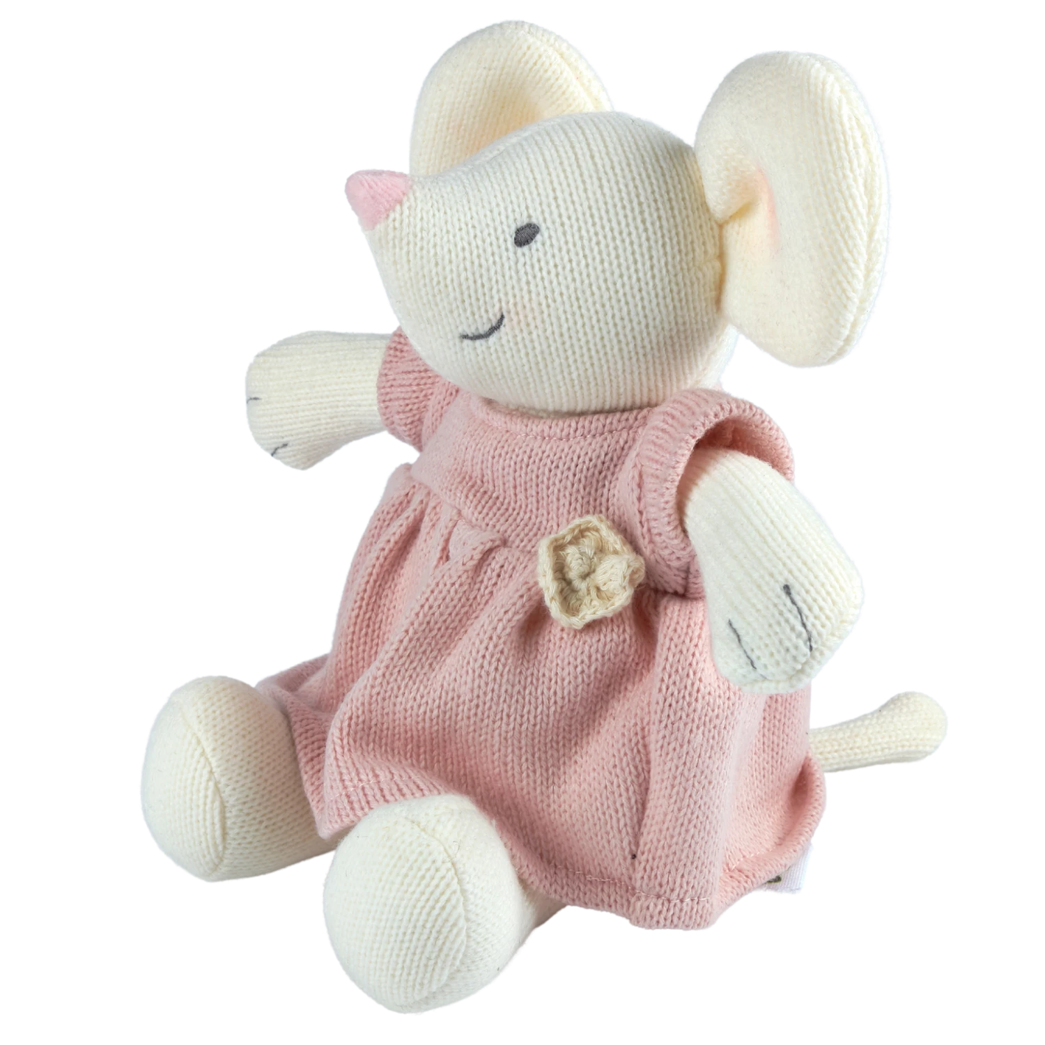 Tikiri Meiya The Mouse Knitted Plush 4 Tikiri Meiya The Mouse Knitted Plush - Image 2