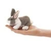 Folkmanis - Mini Bunny Rabbit Finger Puppet -Plush Toy Store Folkmanis MiniBunnyRabbitFingerPuppet
