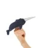 Folkmanis - Mini Narwhal Finger Puppet -Plush Toy Store Folkmanis MiniNarwhalFingerPuppet