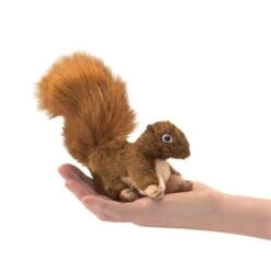 Folkmanis - Mini Red Squirrel Finger Puppet