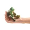 Folkmanis - Mini Sitting Frog Finger Puppet -Plush Toy Store Folkmanis MiniSittingFrogFingerPuppet