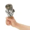 Folkmanis - Mini Spotted Owl Finger Puppet 2 Folkmanis - Mini Spotted Owl Finger Puppet -Plush Toy Store Folkmanis MiniSpottedOwlFingerPuppet