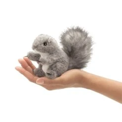 Folkmanis Finger Puppet - Gray Squirrel