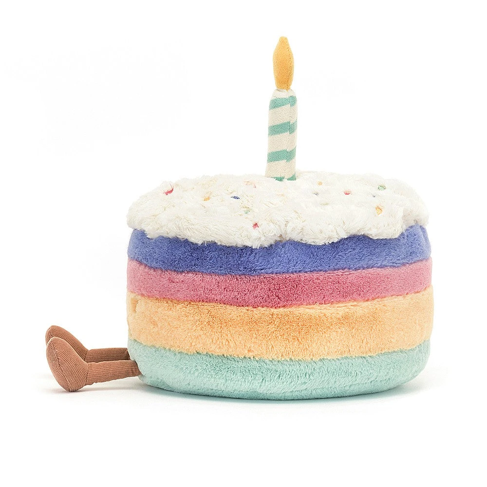 JELLYCAT Large Amuseable Rainbow Birthday Cake 4 JELLYCAT Large Amuseable Rainbow Birthday Cake - Image 2