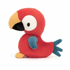 Plush Toy Store -Plush Toy Store Jellycat Bodacious Beak Parrot bod3bp side busybeetoys.net