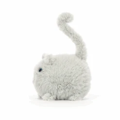 JELLYCAT Grey Kitten Caboodle -Plush Toy Store Jellycat Kitten Caboodle Grey kic3gr side busybeetoys.net