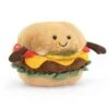 JELLYCAT Amuseable Burger -Plush Toy Store Jellycat amuseable burger A2BU busy bee toys