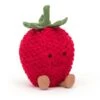 JELLYCAT Amuseable Strawberry 1 JELLYCAT Amuseable Strawberry -Plush Toy Store Jellycat amuseable strawberry A2STR busybeetoys.net
