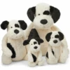 Jellycat - Bashful Black & Cream Puppy -Plush Toy Store JellycatBashfulBlack CreamPuppys