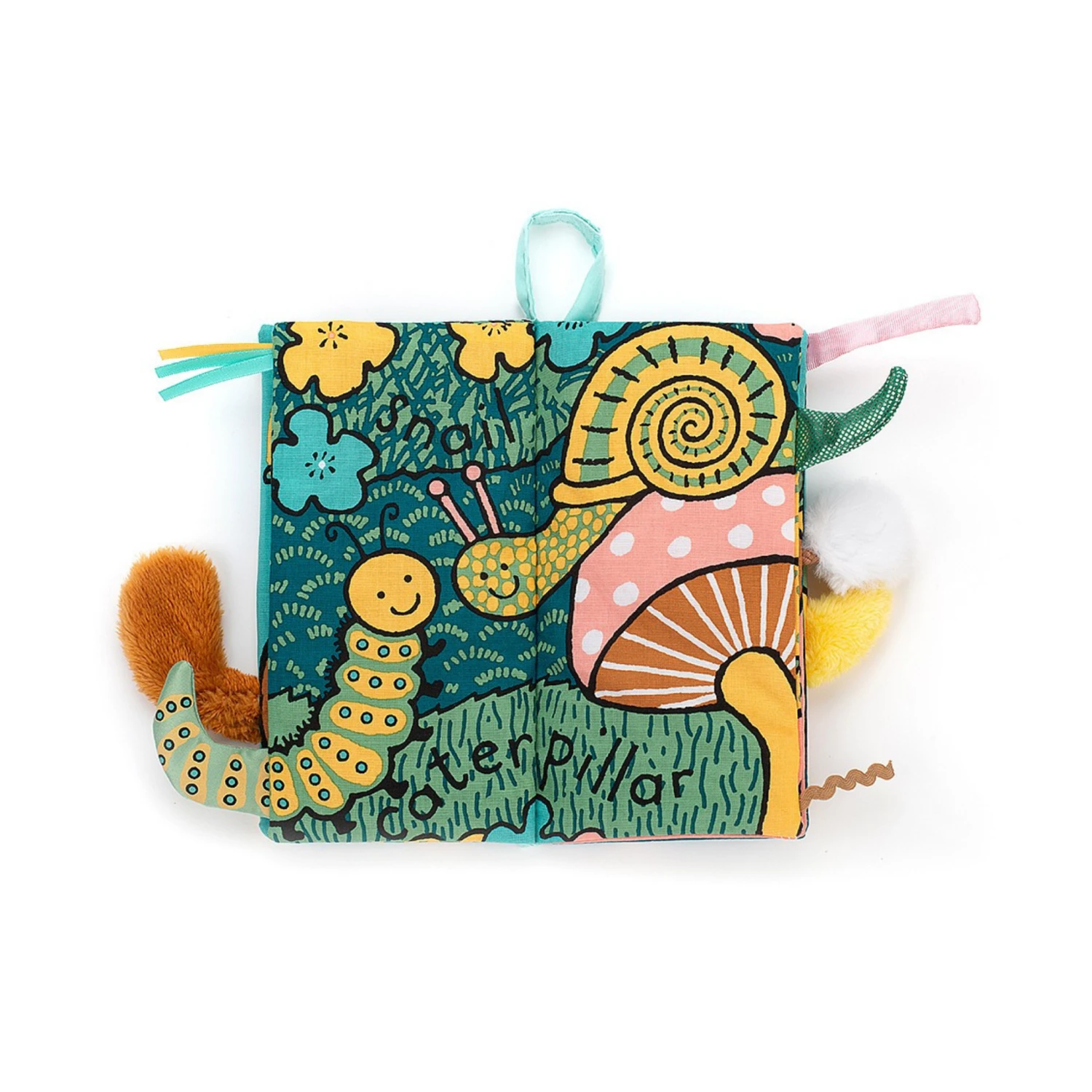 Jellycat - Garden Tails Activity Cloth Book 4 Jellycat - Garden Tails Activity Cloth Book - Image 2