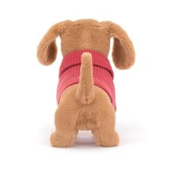 Jellycat Sausage Dog With Pink Sweater -Plush Toy Store JellycatSausageDogWithPinkSweater 2