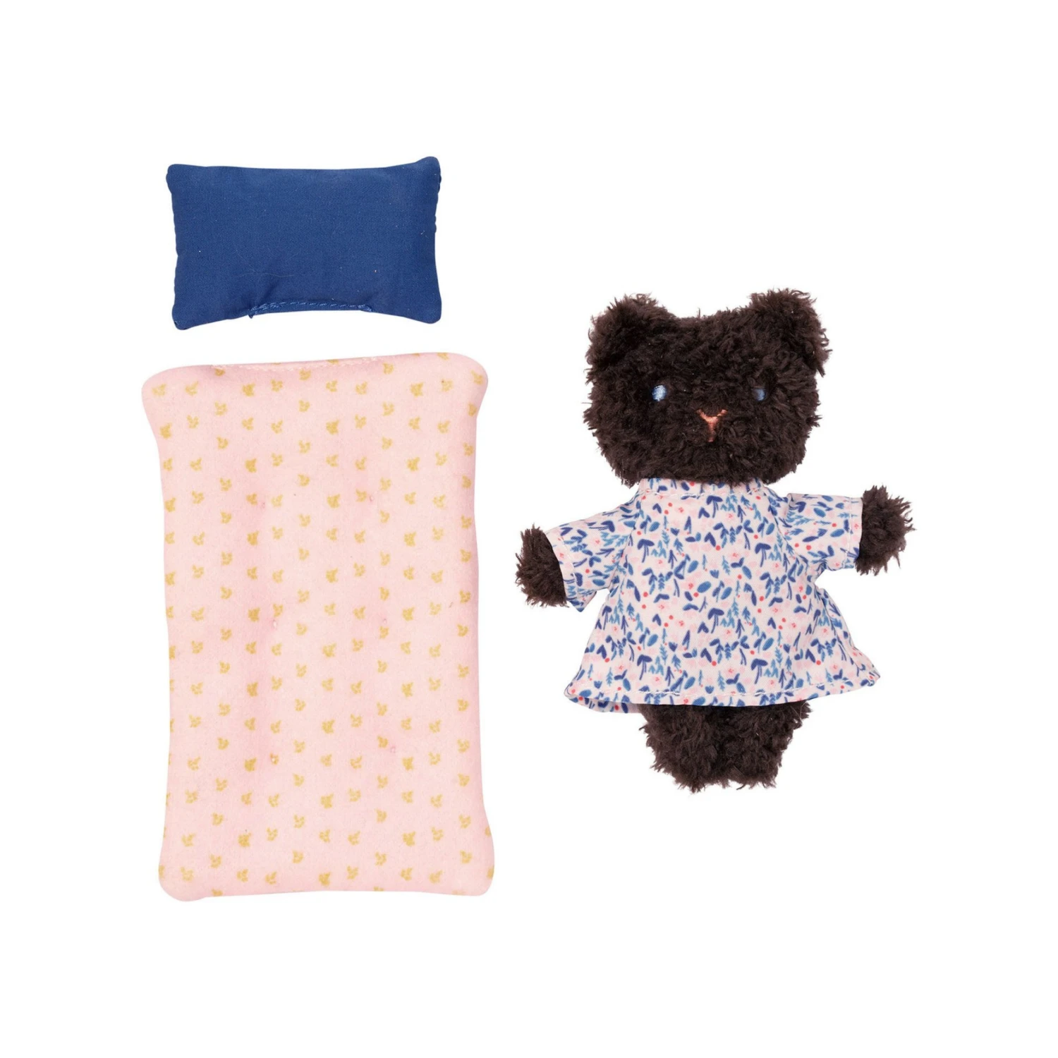 Manhattan Toy Little Nook Bluebell Bear Mini Plush With Pillow & Mattress 4 Manhattan Toy Little Nook Bluebell Bear Mini Plush With Pillow & Mattress - Image 2
