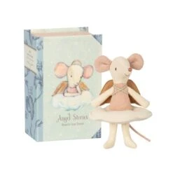 Maileg - Guardian Angel - Big Sister Mouse In Book