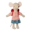Maileg - Tricycle Mouse Big Sister With Red Bag