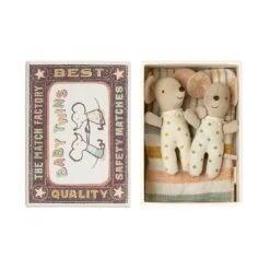 Maileg Baby Mice - Twins In A Matchbox