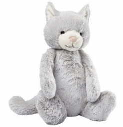JELLYCAT Medium Bashful Grey Kitty