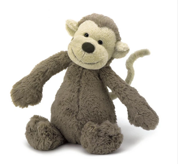 JELLYCAT Medium Bashful Monkey 3 JELLYCAT Medium Bashful Monkey