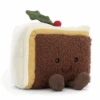 JELLYCAT Amuseable Slice Of Christmas Cake 2 JELLYCAT Amuseable Slice Of Christmas Cake -Plush Toy Store christmascakeslicefrontview