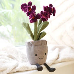 Plush Toy Store 38 Jellycat Amuseable Purple Orchid Pot Soft Toy