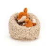 JELLYCAT Hibernating Fox -Plush Toy Store jellycat hibernating fox hib3f snoozy busybeetoys