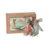 Maileg Mom And Dad Mice In Cigar Box