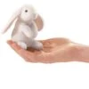 Folkmanis - Mini Lop Eared Rabbit Finger Puppet -Plush Toy Store minilop