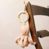 Personalised Jellycat Odell Octopus Wooden Ring Toy