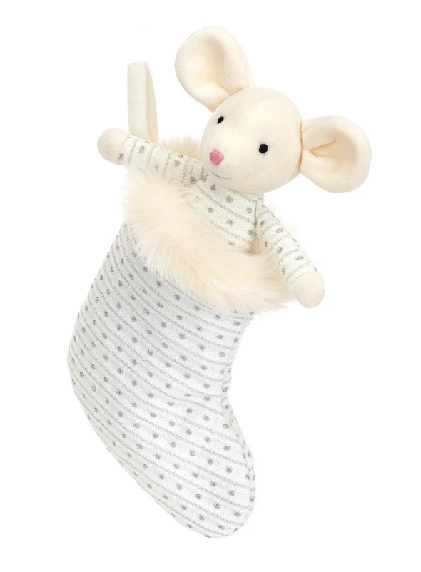 JELLYCAT Shimmer Stocking Mouse 3 JELLYCAT Shimmer Stocking Mouse