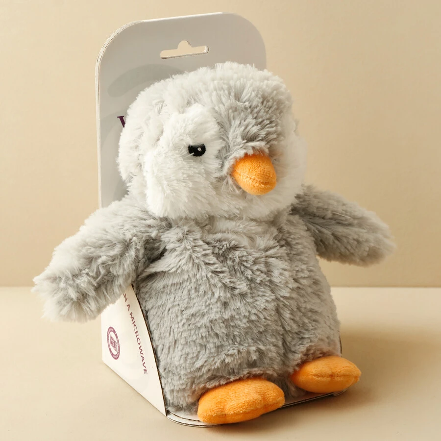 Warmies 9” Junior Grey Penguin Plush Soft Toy 3 Warmies 9” Junior Grey Penguin Plush Soft Toy